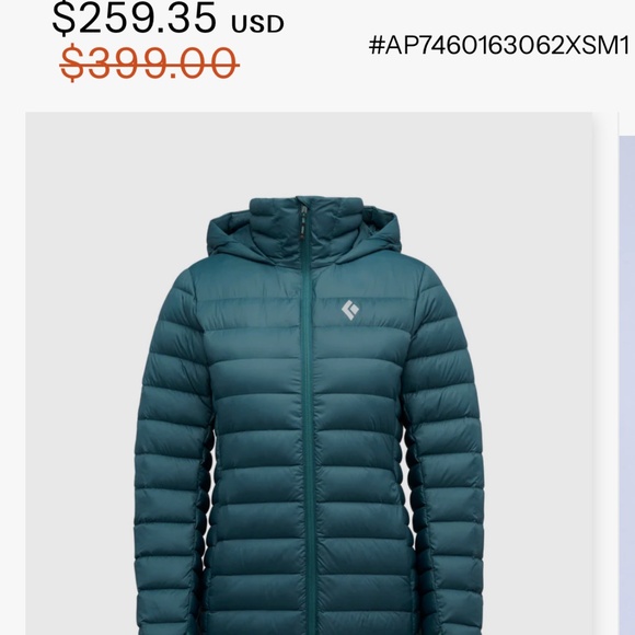 Black Diamond 650 fill down coat - Picture 4 of 4